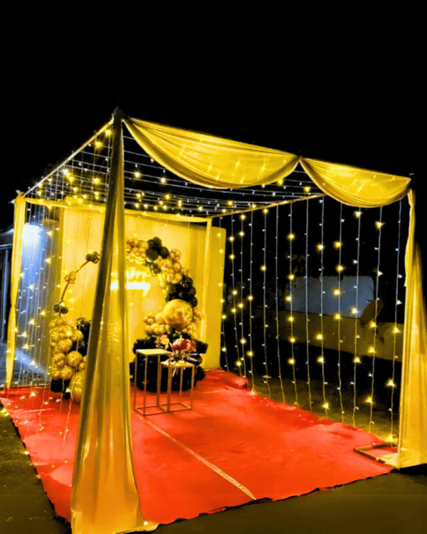Elegant Outdoor Birthday Decoration