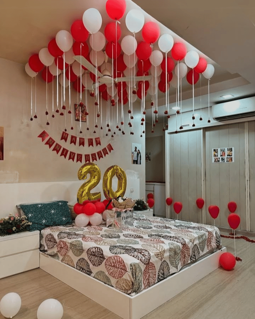 Elegant Room Birthday Decoration