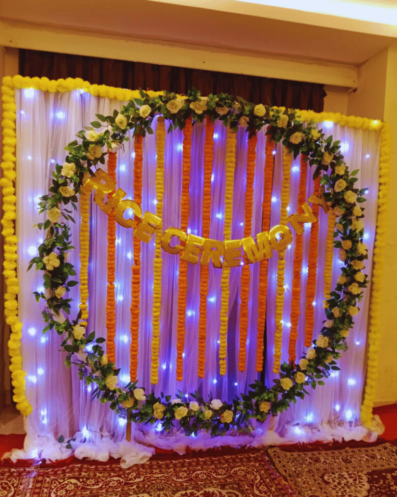 Ring Ceremony Decoration