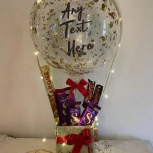 ChocoLove Gold Balloon Hamper